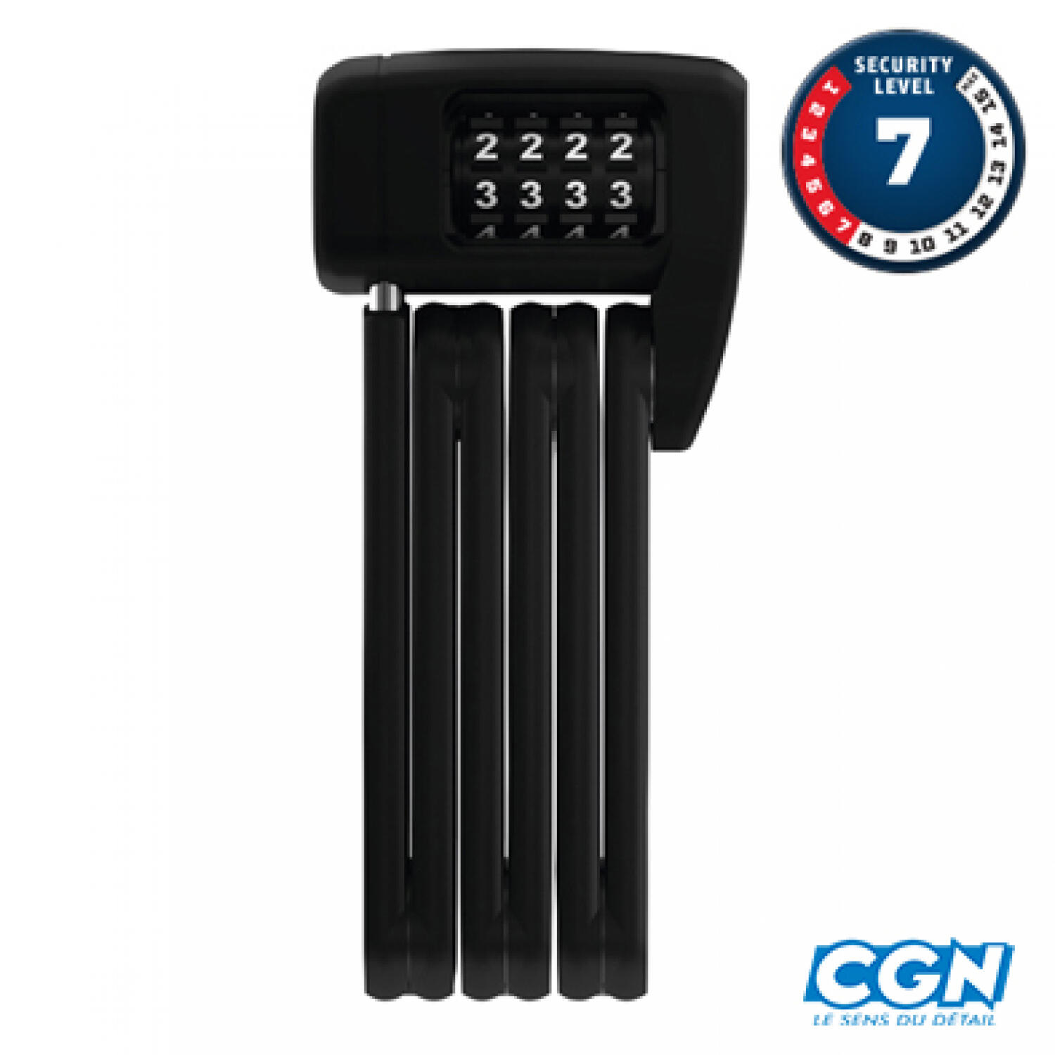 Abus - Antivol Pliable Abus Bordo Lite Mini 6055c/60 - Verrou - Noir - Taille Unique - Decathlon