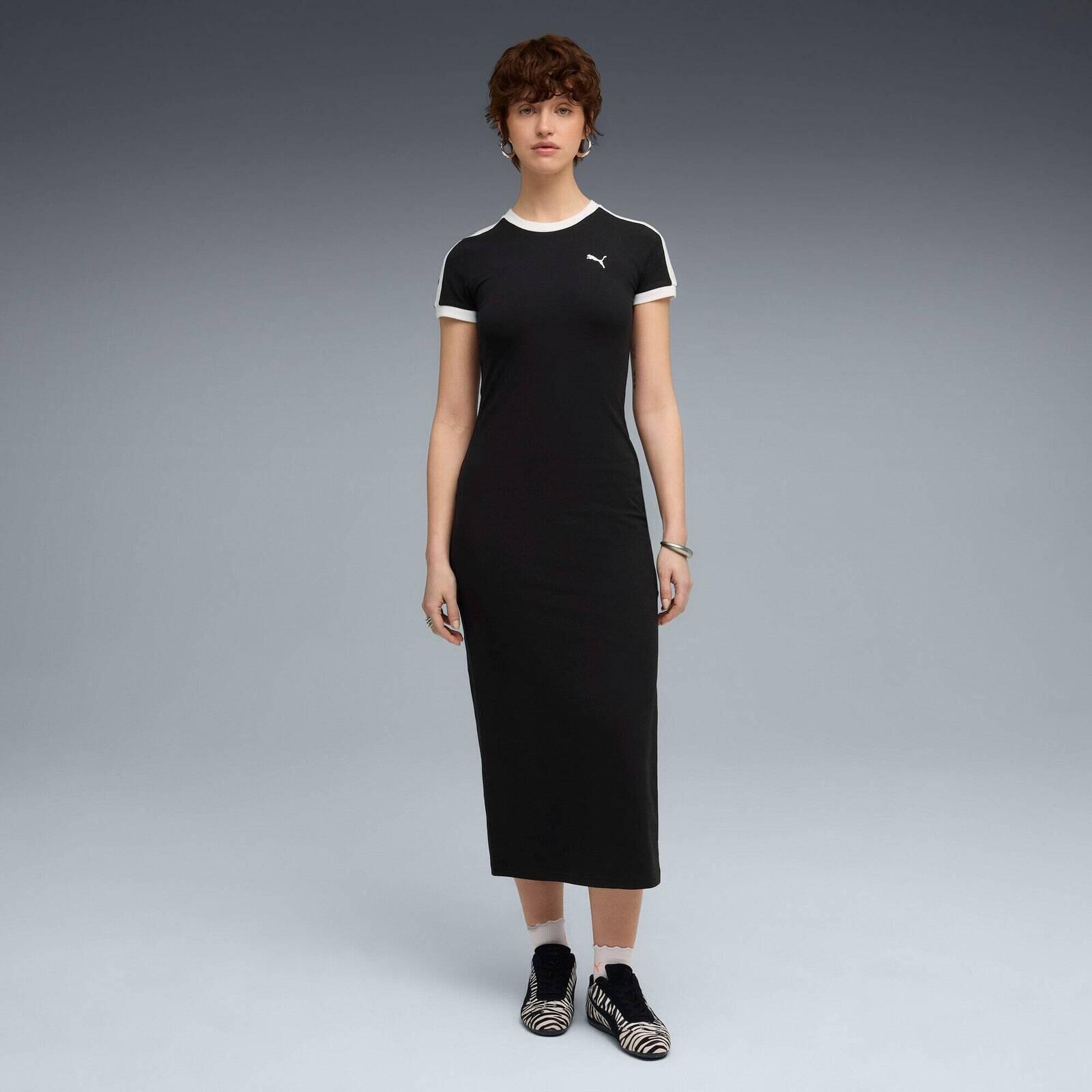 Robe Puma T7 Dress, Noir, Femmes 4/5