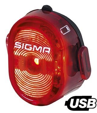 Sigma Sport Akku Rücklicht Nugget II, Schwarz