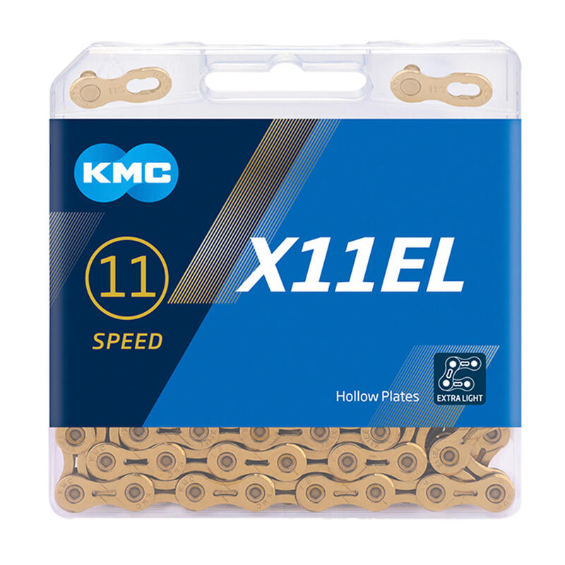 Łańcuch Rowerowy X11El Złoty 118 Ogniw