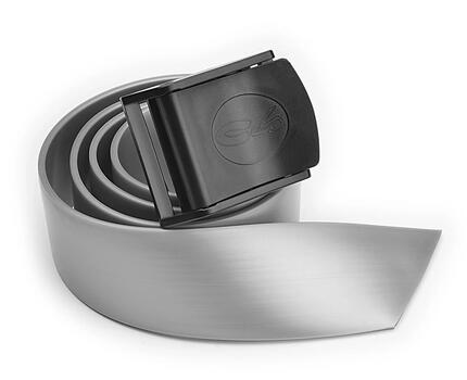 Ceinture d'apnée en silicone boucle en nylon argent