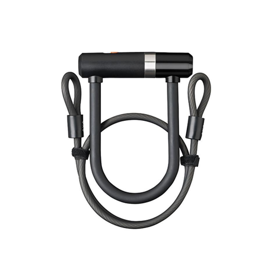 AXA Serrure en U Newton UL avec Câble – 1000 x 8 mm Noir 3/5