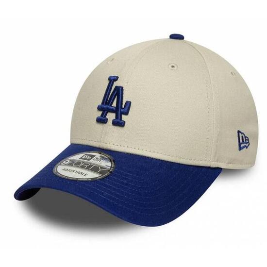 Casquette MLB Los Angeles Dodgers New Era Color Block 9FORTY Crème -New era