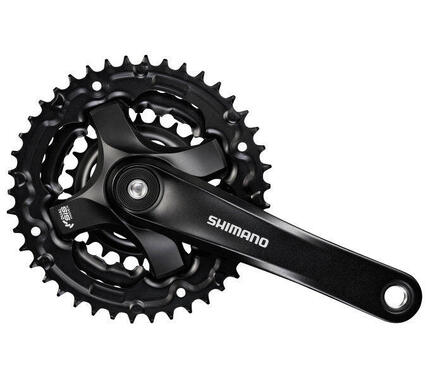 Shimano Tourney FC-TY501 Kurbelgarnitur 42-34-24 175 mm schwarz