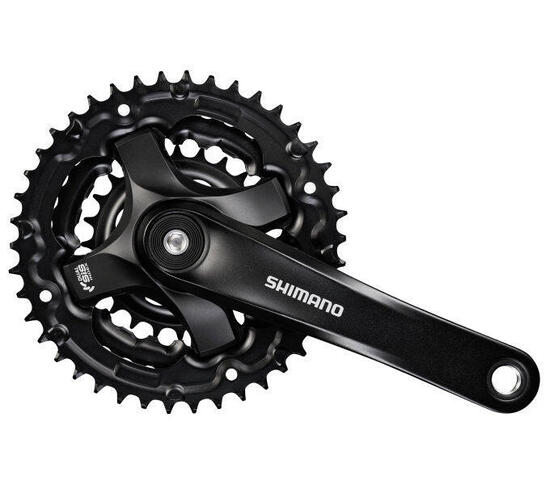 Shimano Tourney FC-TY501 Kurbelgarnitur 42-34-24 175 mm schwarz