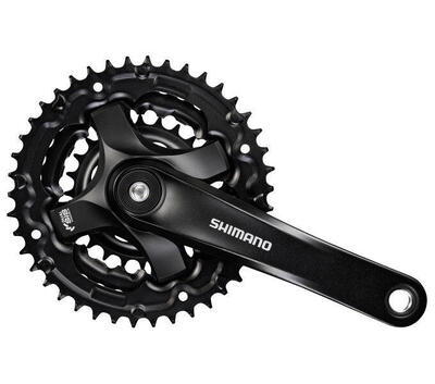 Shimano Tourney FC-TY501 Kurbelgarnitur 42-34-24 175 mm schwarz