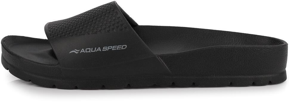 Klapki czarne sportowe na basen plażę AQUA SPEED