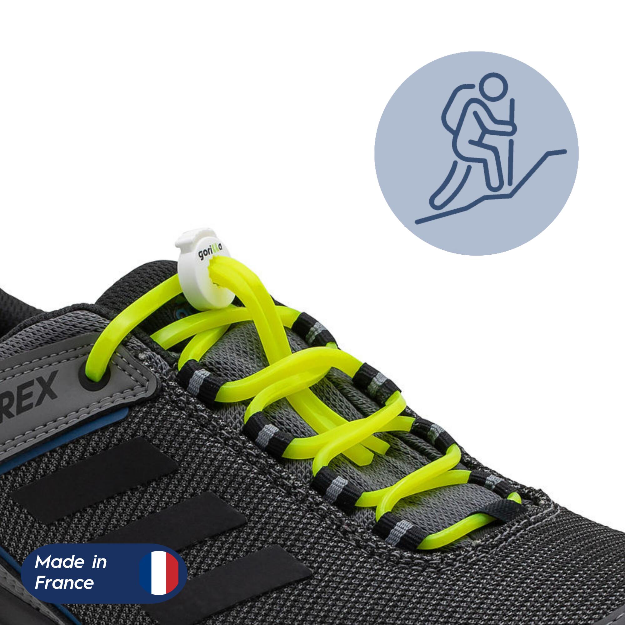 Lacets Ronds Élastiques Pour Chaussure De Randonnée Silicone