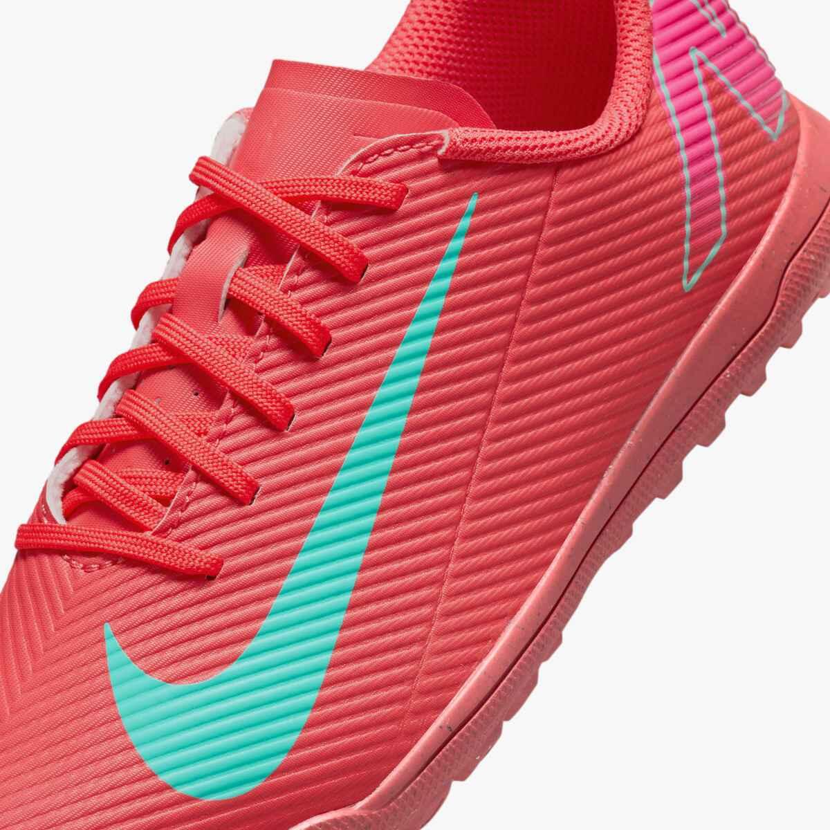 Scarpe da calcio junior tf - erba sintetica nike rosa 3/4