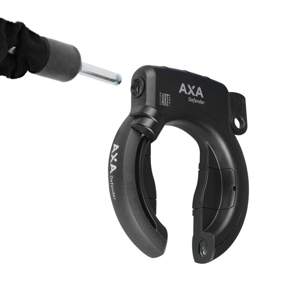 AXA Rahmenschloss Set Defender/ RLC 100 Einsteckkette+ Outdoor Tasche, auf Karte 3/4