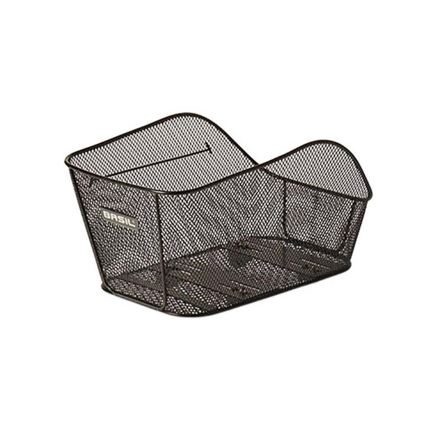 Basil - Icône De Basilic M Fm - Panier À Vélo Élégant Pour Montage Arrière - Noir - Panier Vélo - Noir - Taille Unique - Decathlon
