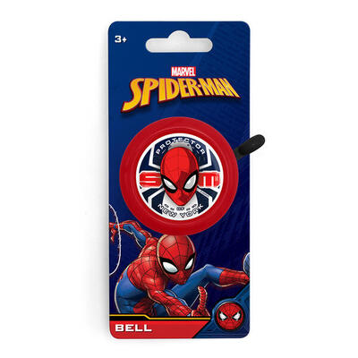 Fietsbel spider man
