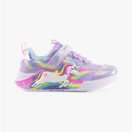 Chaussures pour fille Skechers Unicorn chaser Rose