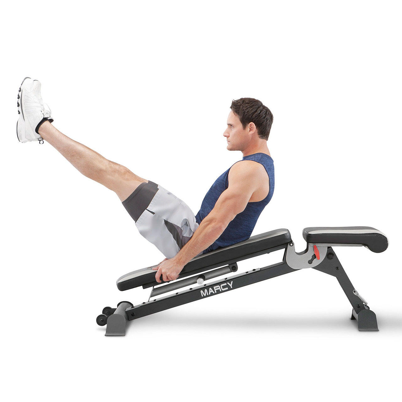 MARCY DELUXE SB670 FOLDABLE UTILITY WEIGHT BENCH 6/7