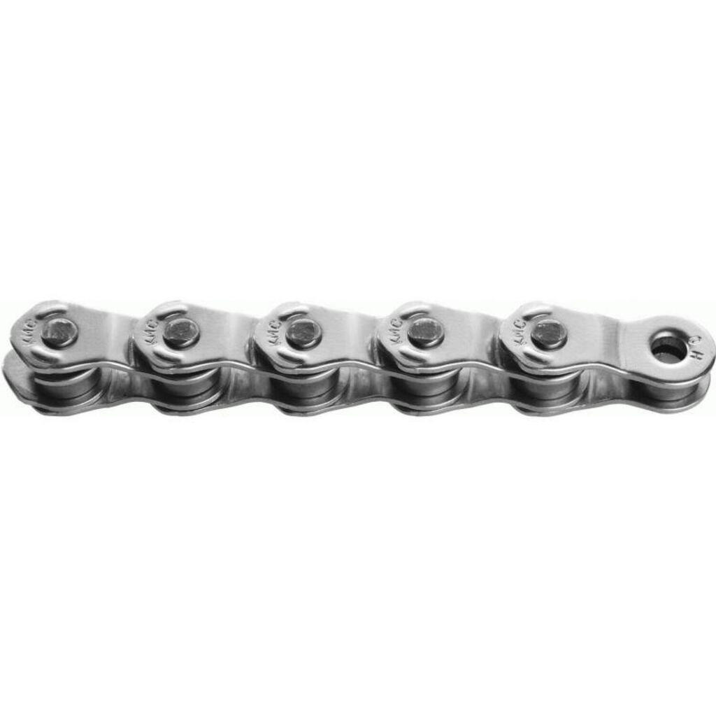 KMC HL1 Wide Silver Chain 1/2" x 1/8" - 100 Links