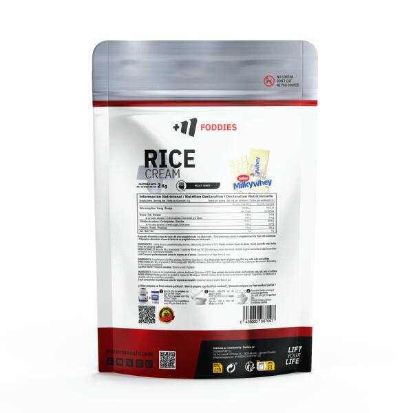 Rice cream - 2kg Chocolatement blanc lait laiteux de MASmusculo 2/6