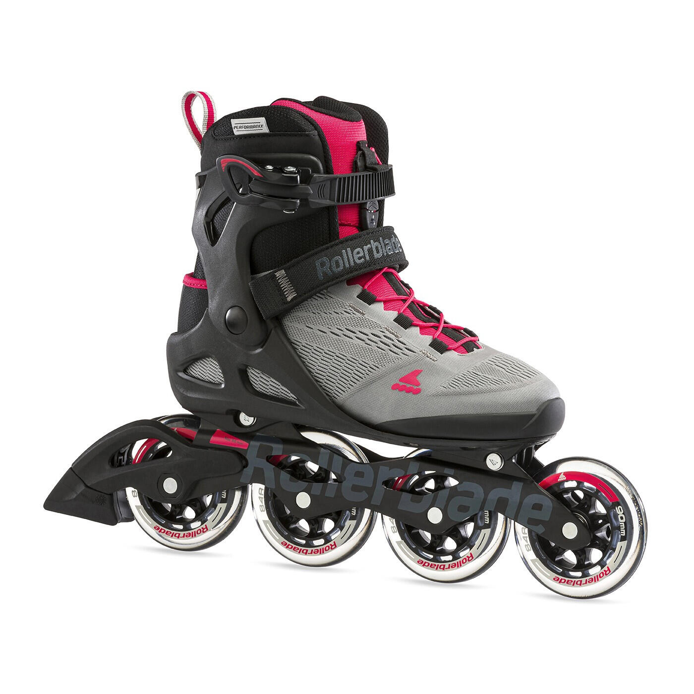 ROLLERBLADE MACROBLADE 90 W, GRIS NEUTRO/ ROSA PARAISO, 40 6/7