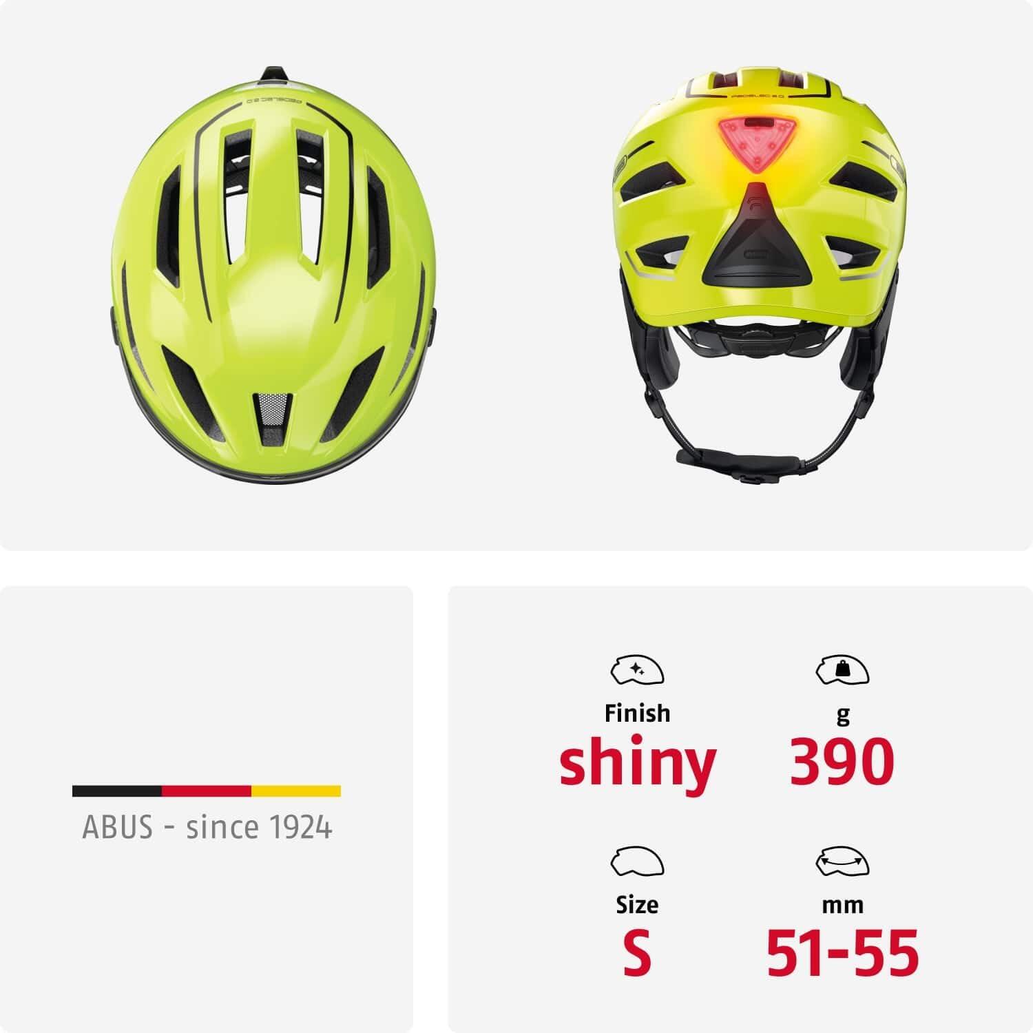 Casque Abus Pedelec 2.0 ACE Jaune S 51-55cm 5/7