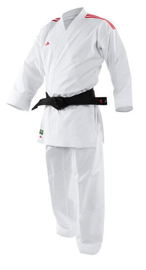 Kimono de karate adilight primegreen (couleur : rouge - taille : 190)