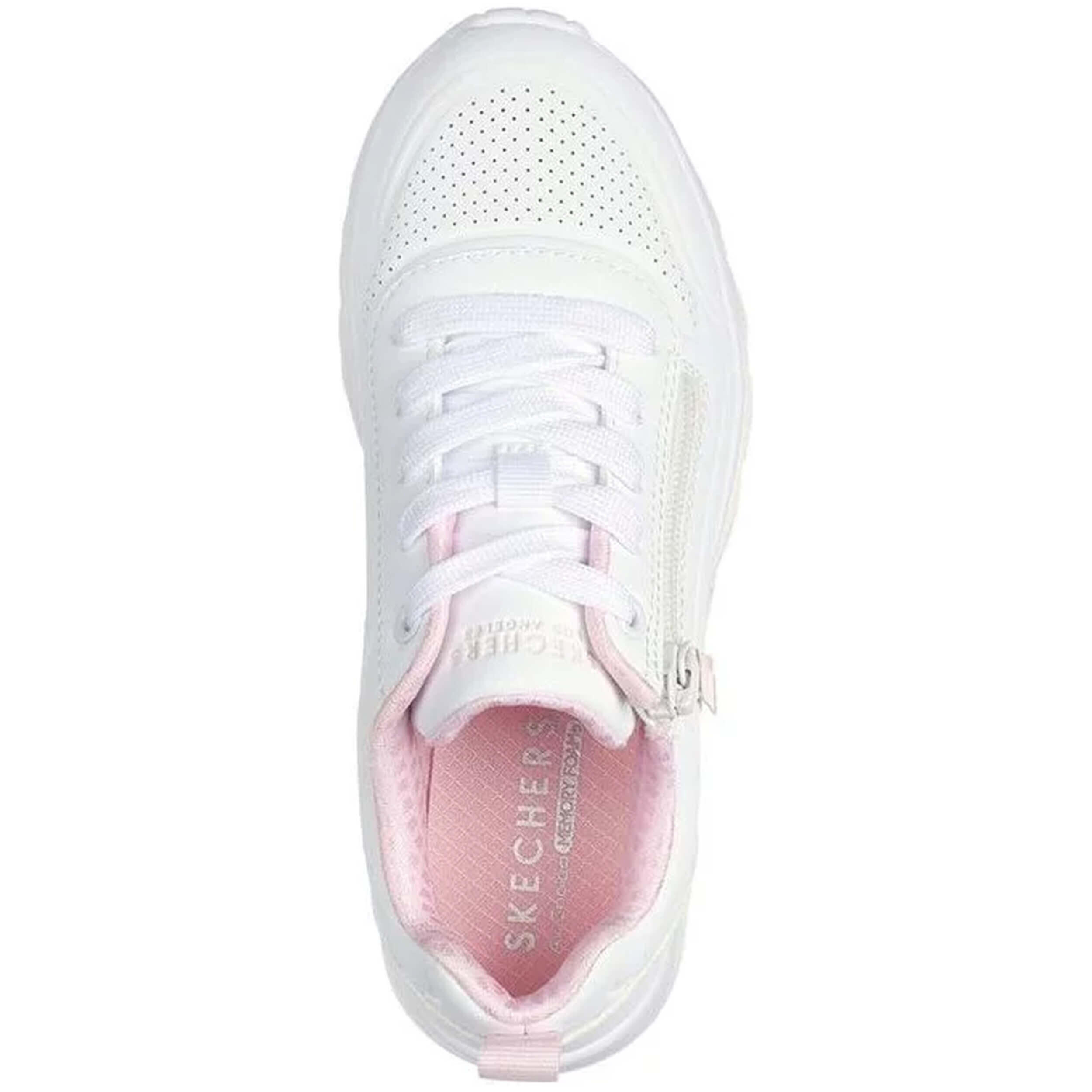 Sapatilhas Skechers modelo 310387L-WHT para garotas 4/7