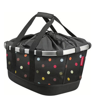Bikebasket gt für racktime. punkte schwarz