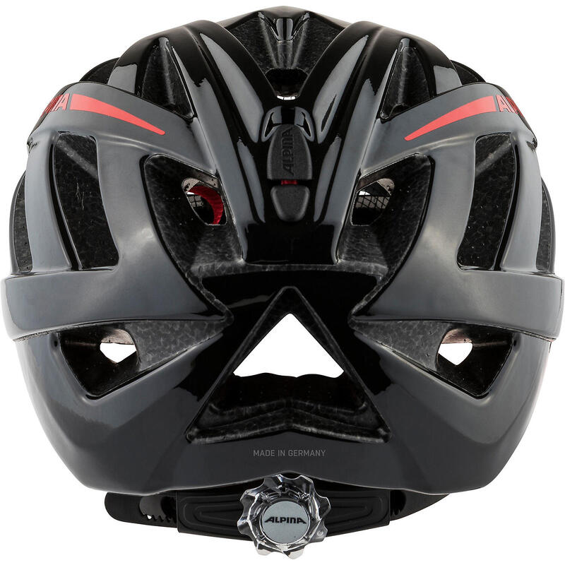 Cască ALPINA PANOMA 2.0 negru-roșu lucios 56-59 cm.