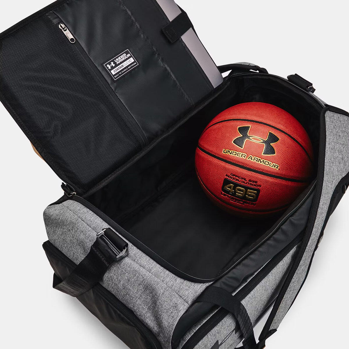 Mochila Desporto Ua Contain Duo (m) Under Armour Cinzento E Preto 4/7