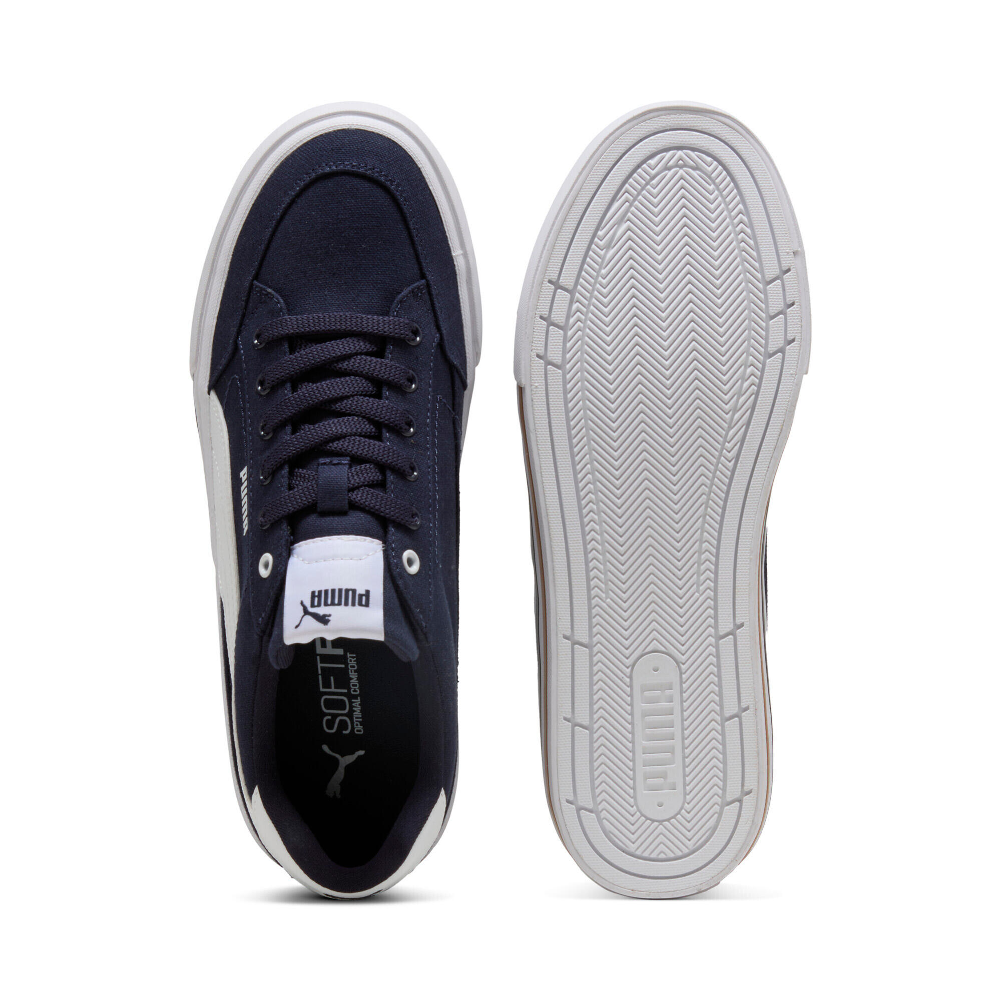 Sneakersy unisex Court Classic Vulcanised Formstrip PUMA New Navy White Blue 7/7