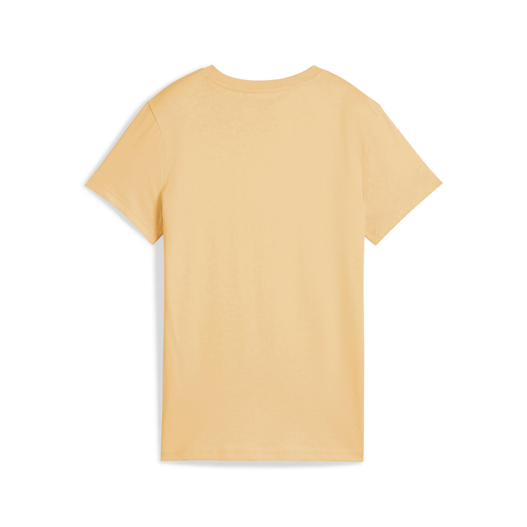 ESS No. 1 Logo T-Shirt Damen PUMA Almost Apricot Orange 6/7