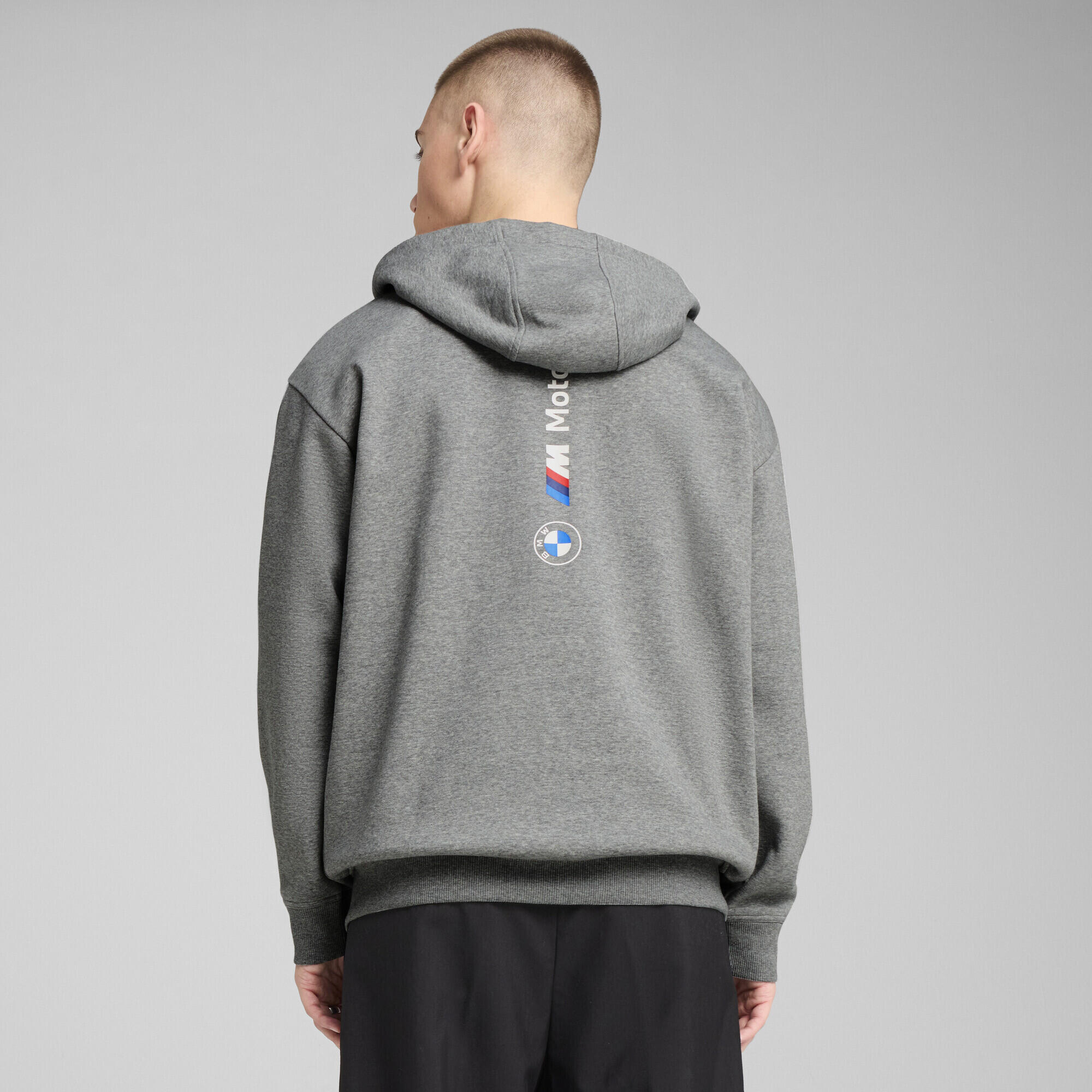 BMW M Motorsport Essentials+ Fleecejacke mit Kapuze Herren PUMA 5/7