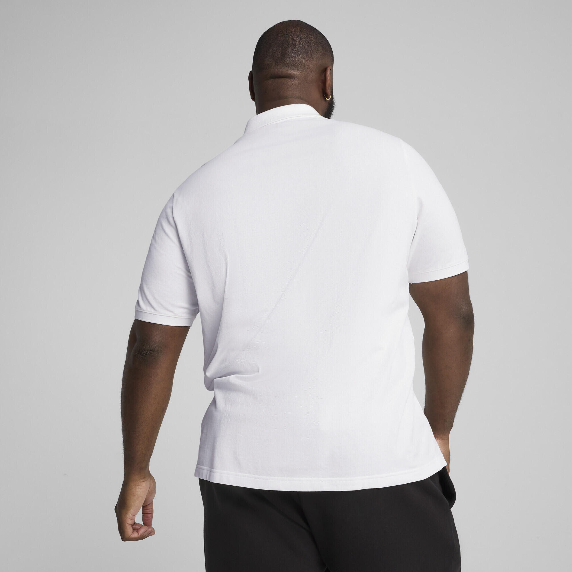 Polo in piqué con logo Essentials N. 1 da uomo PUMA 5/7
