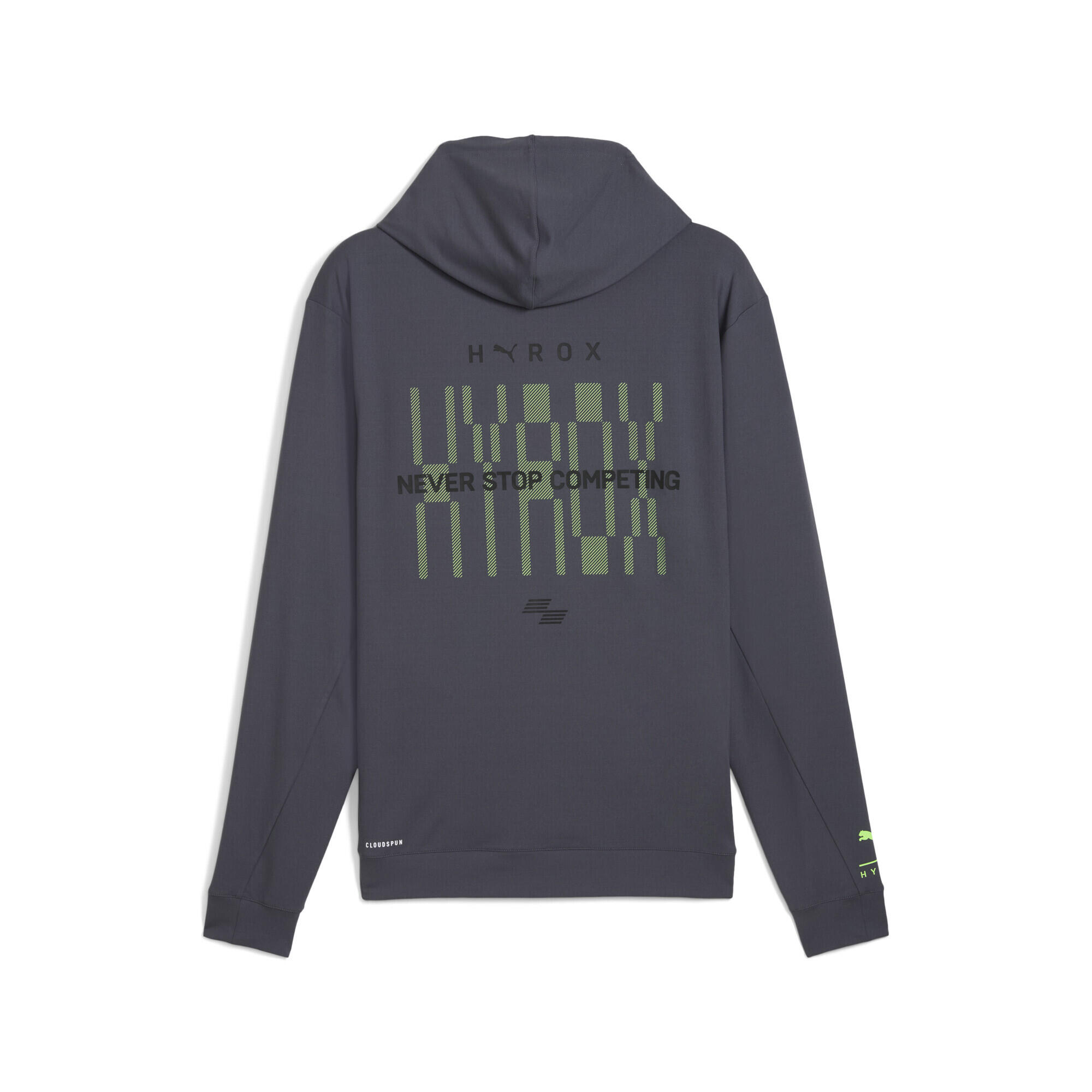 Felpa con cappuccio PUMA x HYROX CLOUDSPUN da uomo PUMA Galactic Gray 6/7