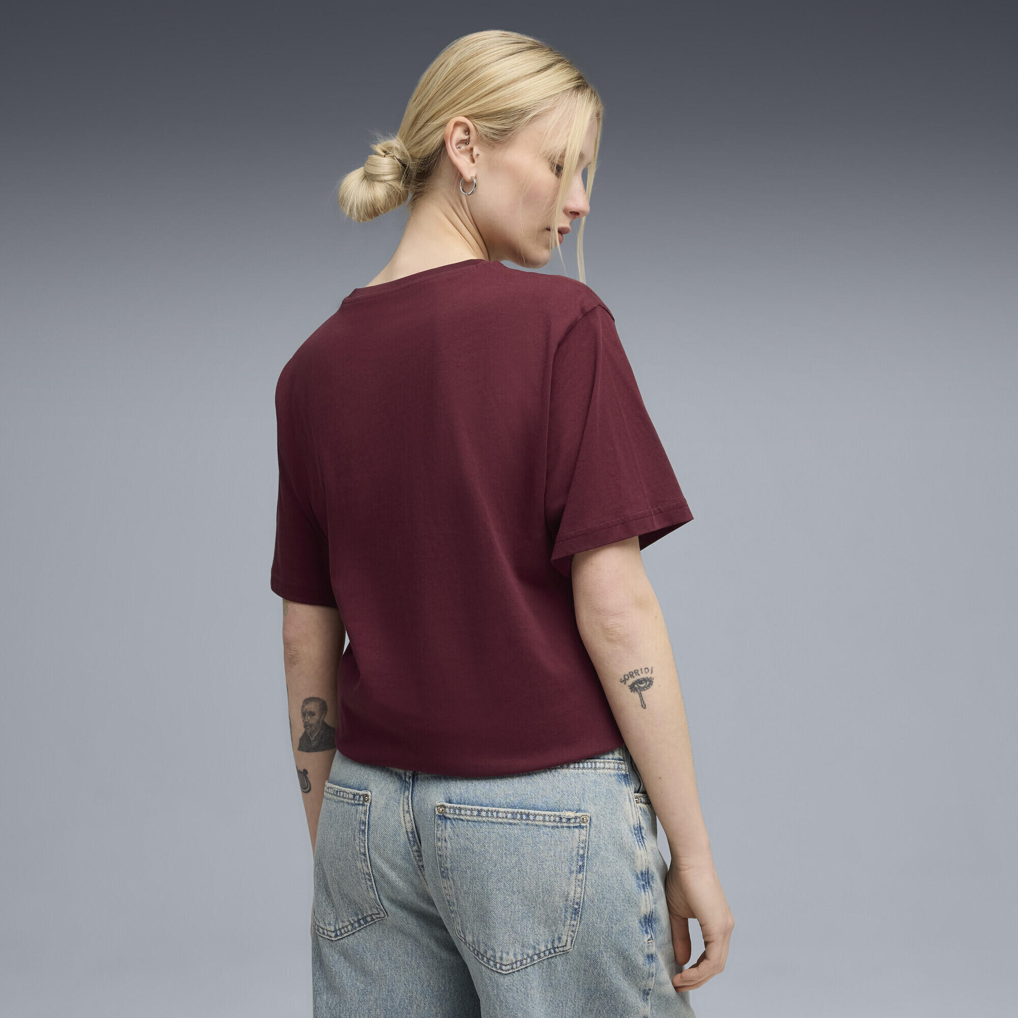 T-shirt mulher manga curta corte descontraído Ess Relaxed PUMA 5/7