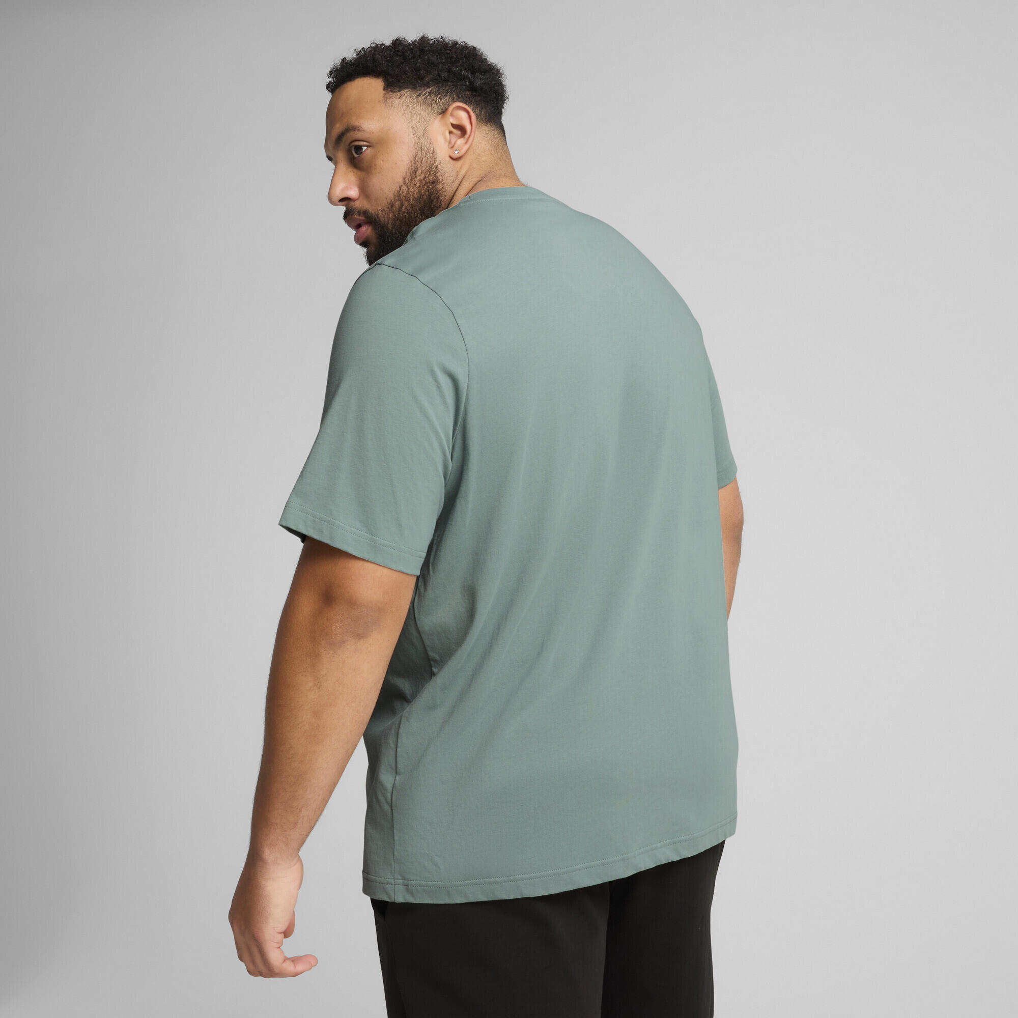 T-shirt à petit logo N° 1 Essentials Homme PUMA Green Moon 5/7
