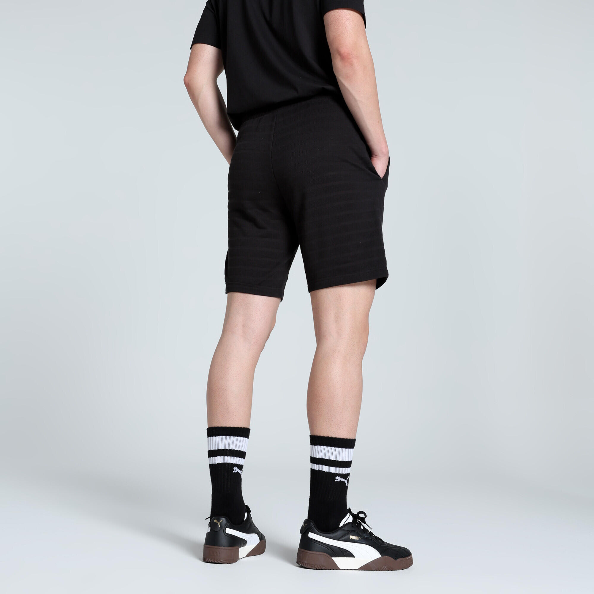 Męskie szorty Essentials Elevated Structured 9" PUMA Black 5/7