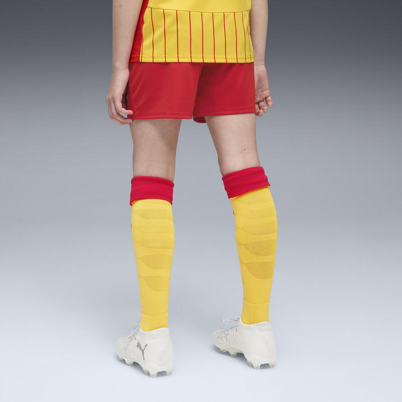 Șort copii respirabil, talie elastică RC Lens 25/26, alb PUMA