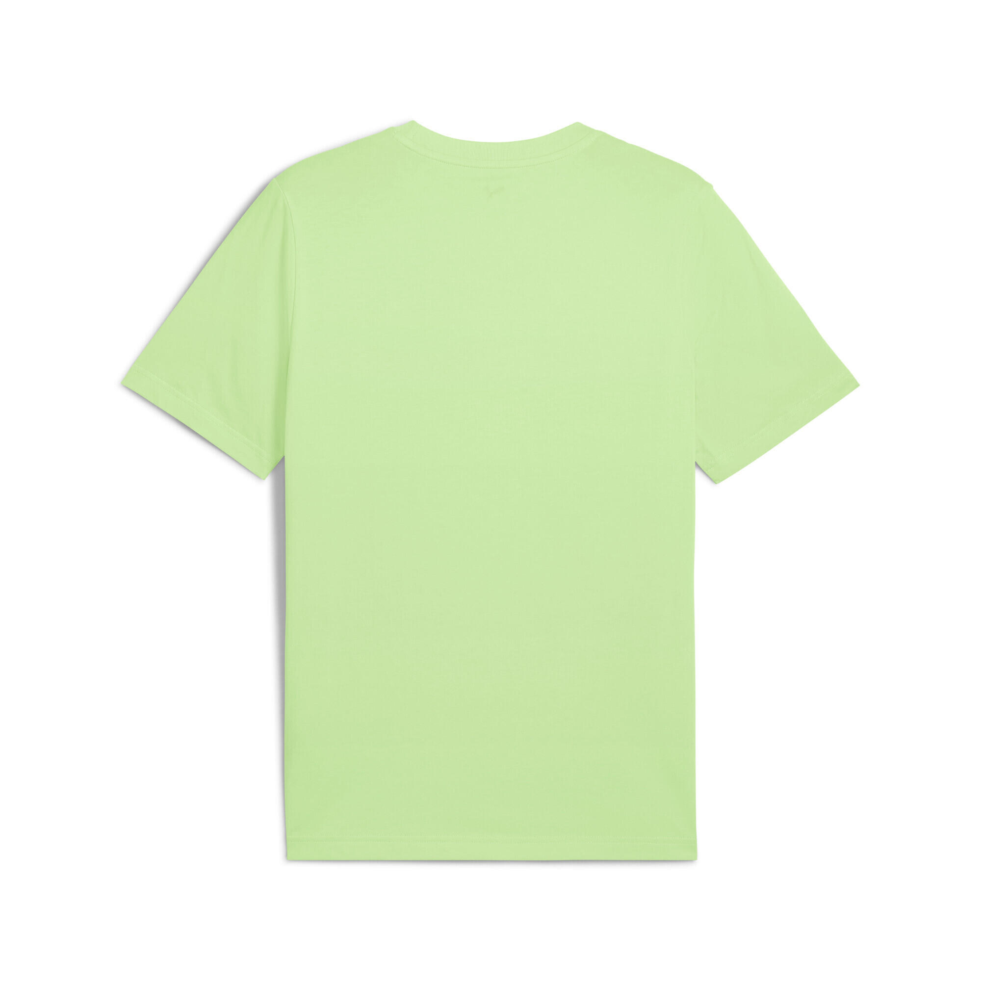 T-shirt Essentials con logo piccolo N. 1 da uomo PUMA Spring Fern Green 7/7