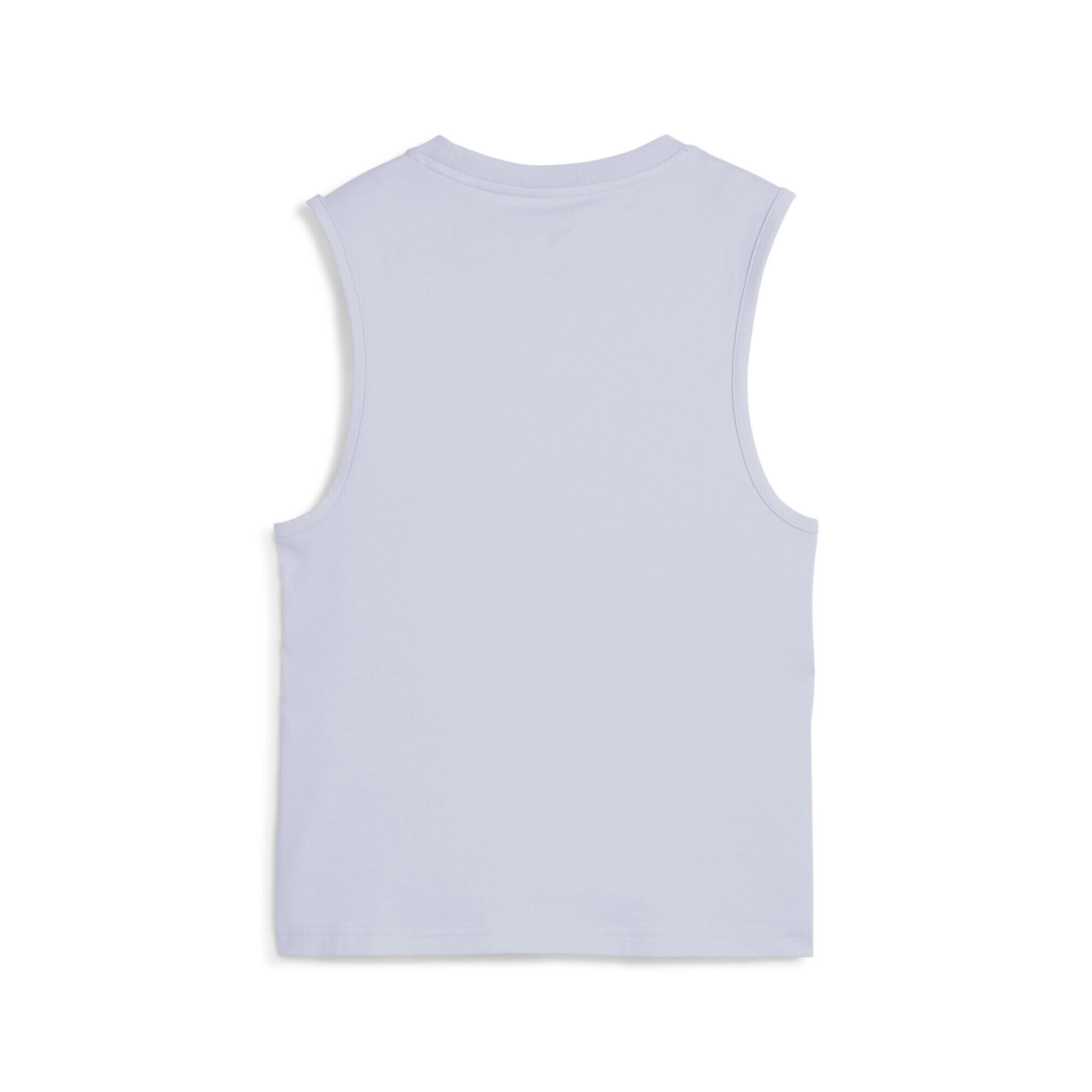 Tank top aderente con logo ESS N. 1 da donna PUMA Cool Weather Blue 7/7