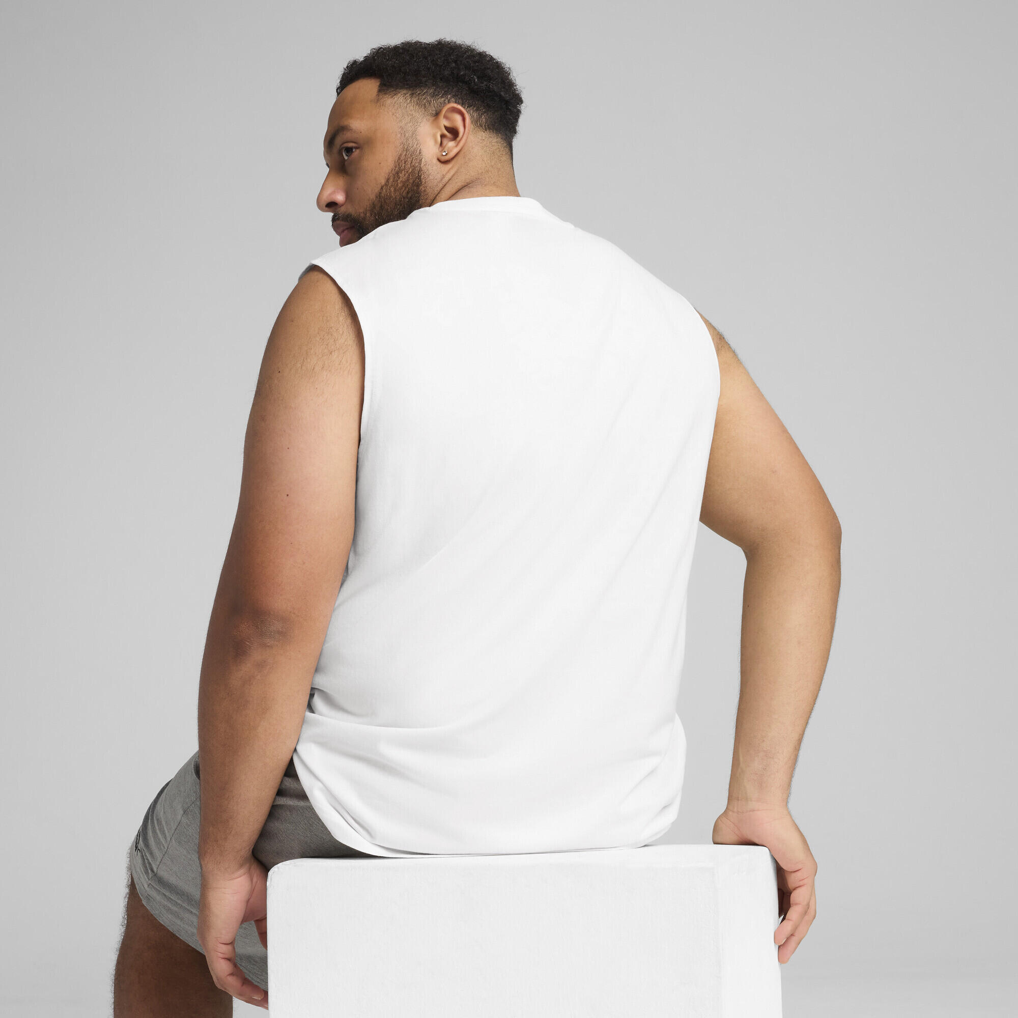T-shirt sans manches à logo N° 1 Essentials Homme PUMA 5/7