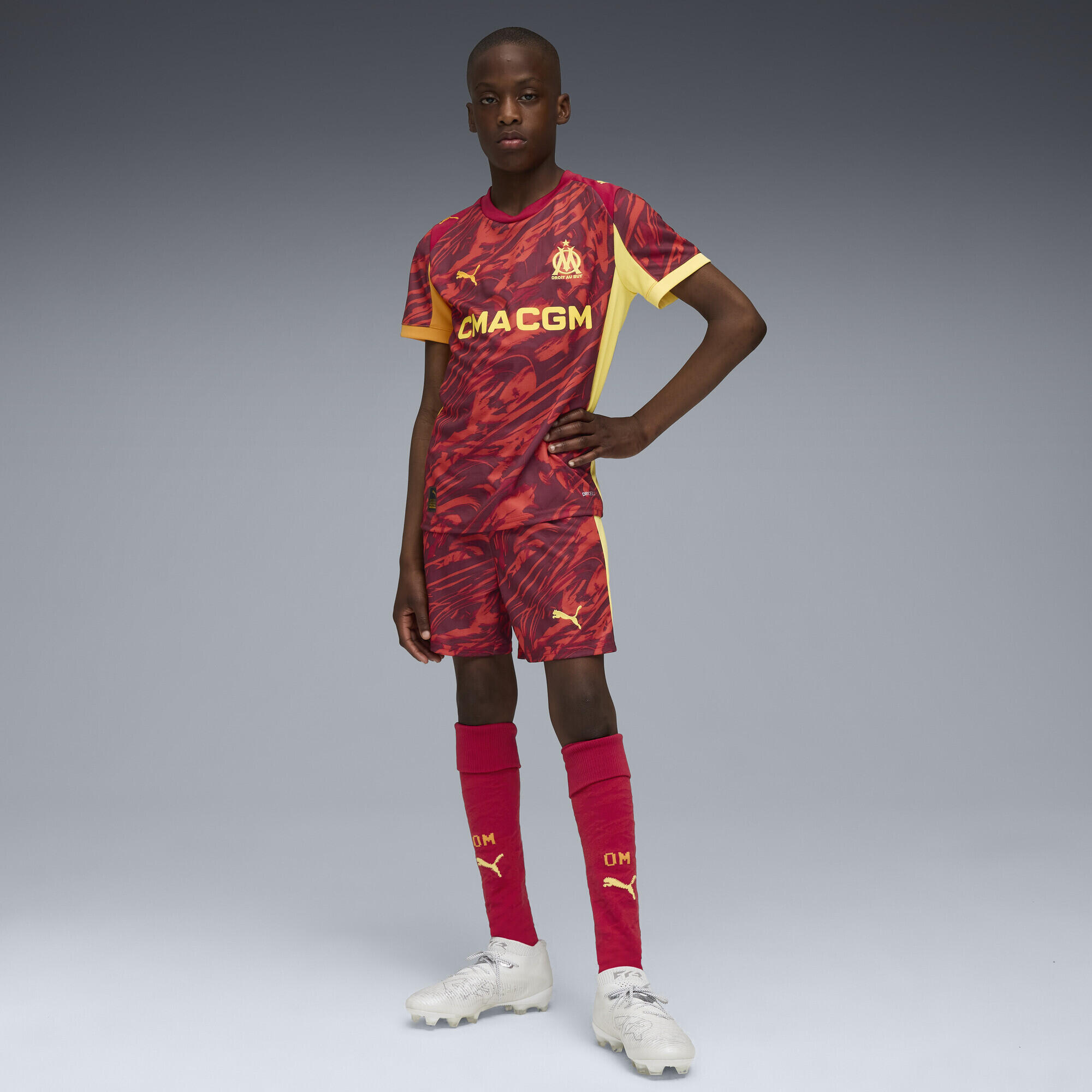 Short de gardien 25/26 Olympique de Marseille Enfant et Adolescent PUMA 4/7