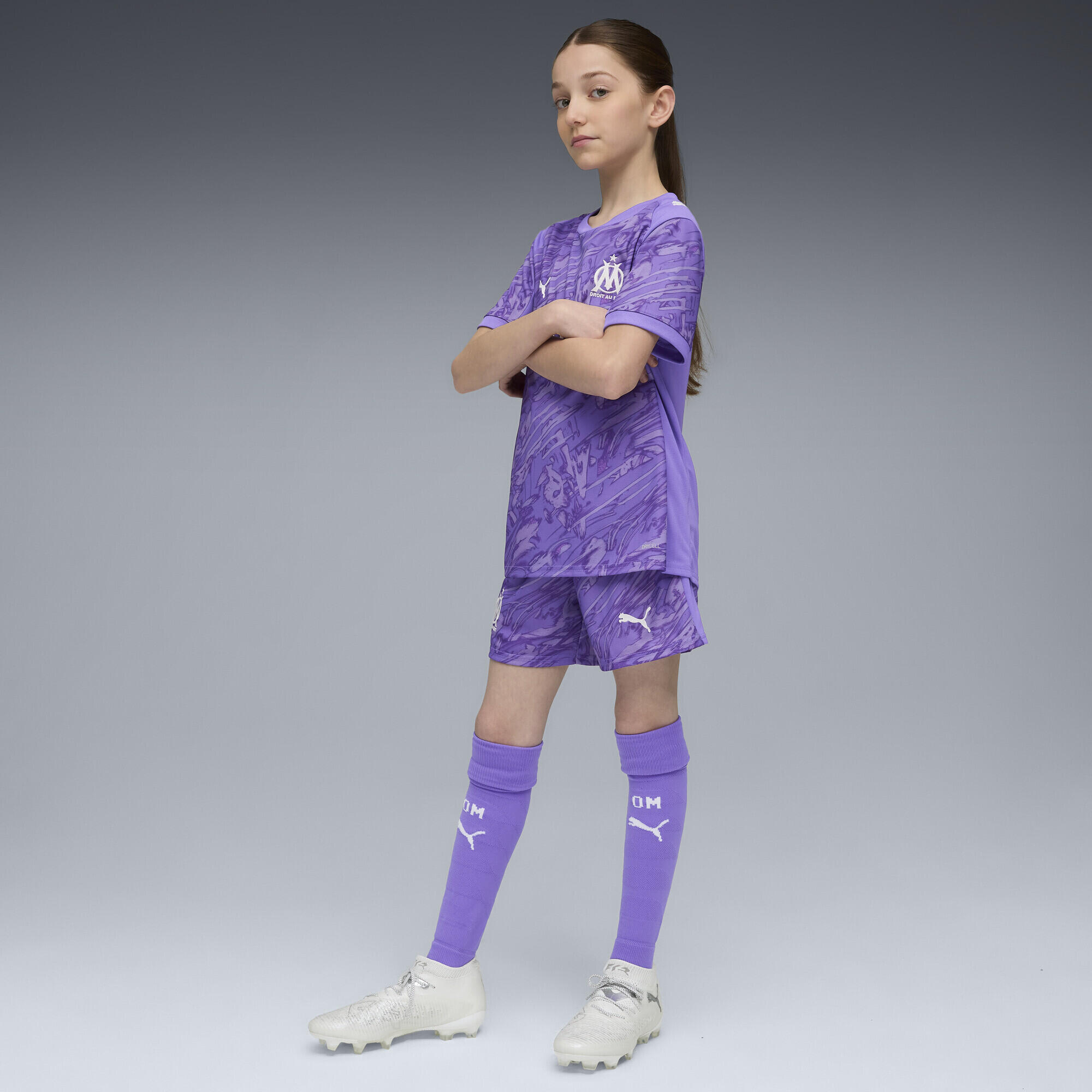 Short de gardien 25/26 Olympique de Marseille Enfant et Adolescent PUMA 4/7