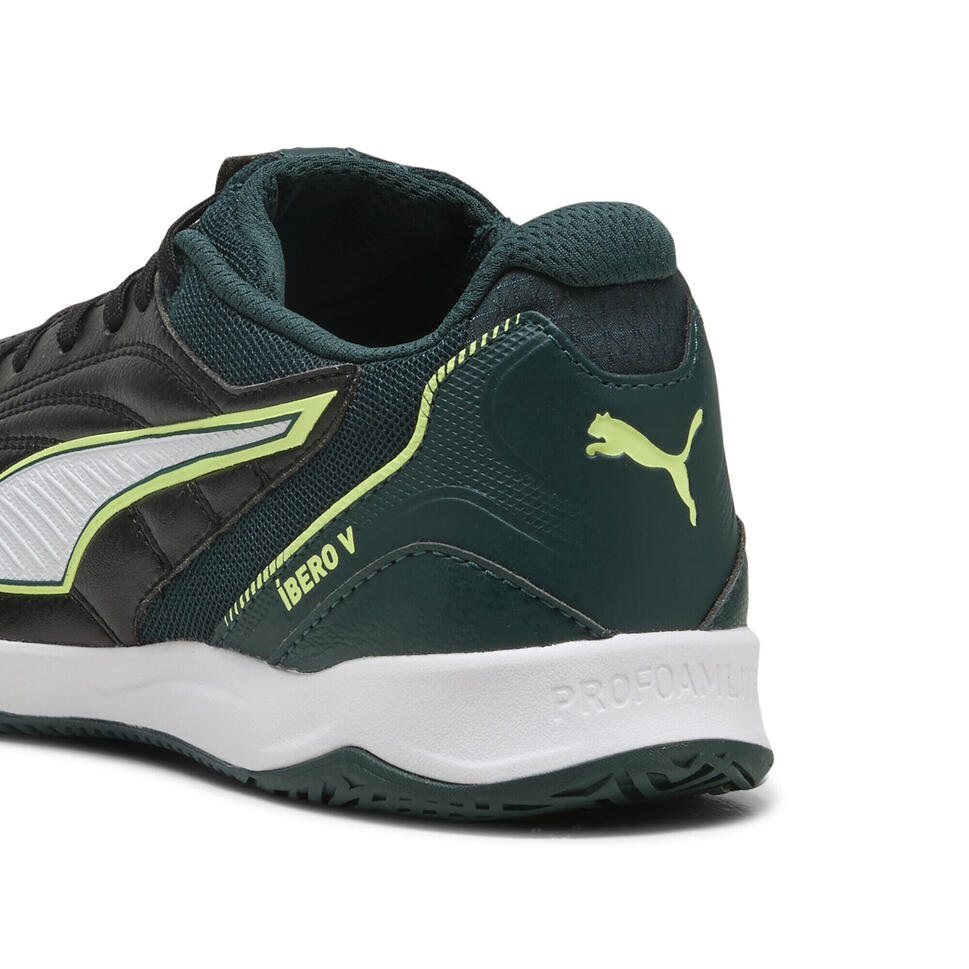 Buty halowe unisex IBERO PUMA Black Green Terrain Fizzy Light Yellow