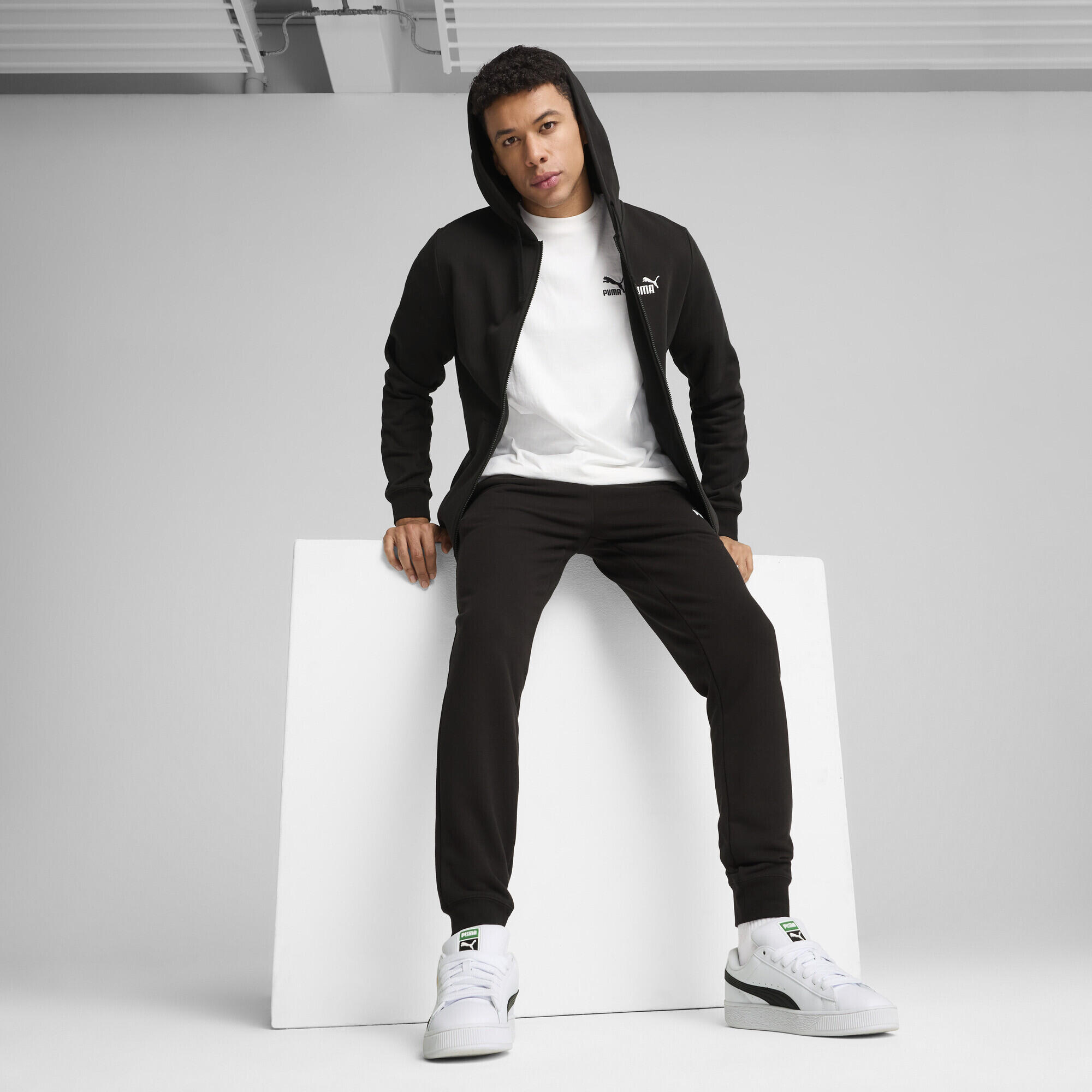 Hoodie zippé avec logo N° 1 Essentials Homme PUMA 4/7