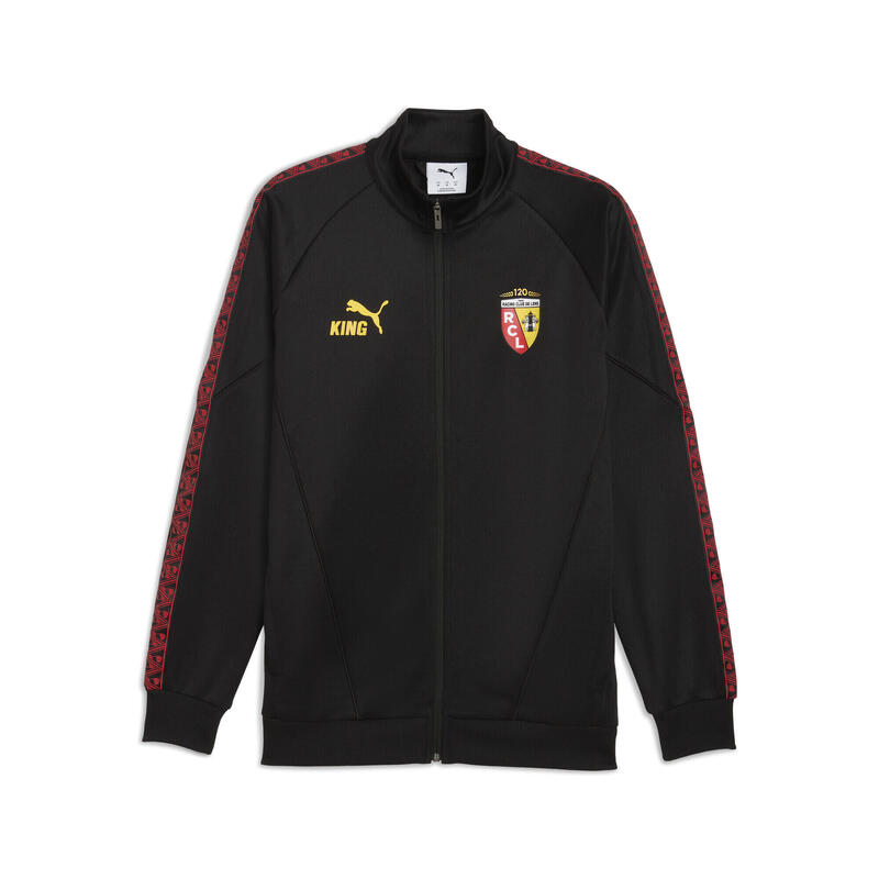 Męska kurtka RC Lens KING Anthem PUMA Black Pelé Yellow