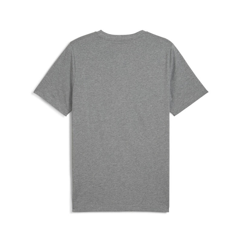 Tricou fitness bărbați Essentials No. 1 Logo roșu PUMA