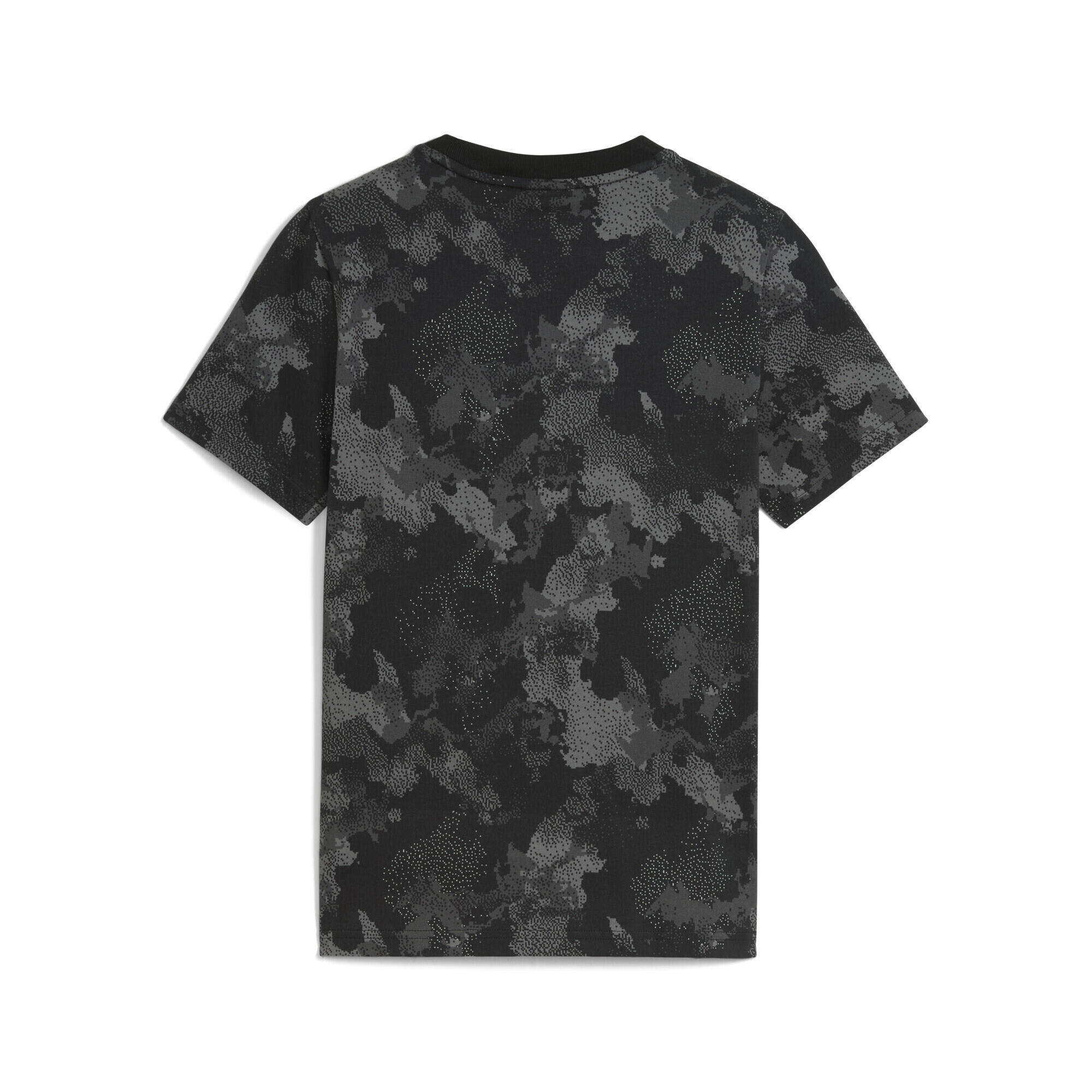 T-shirt con grafica camo su tutta la superficie Essentials per ragazzi PUMA 5/7