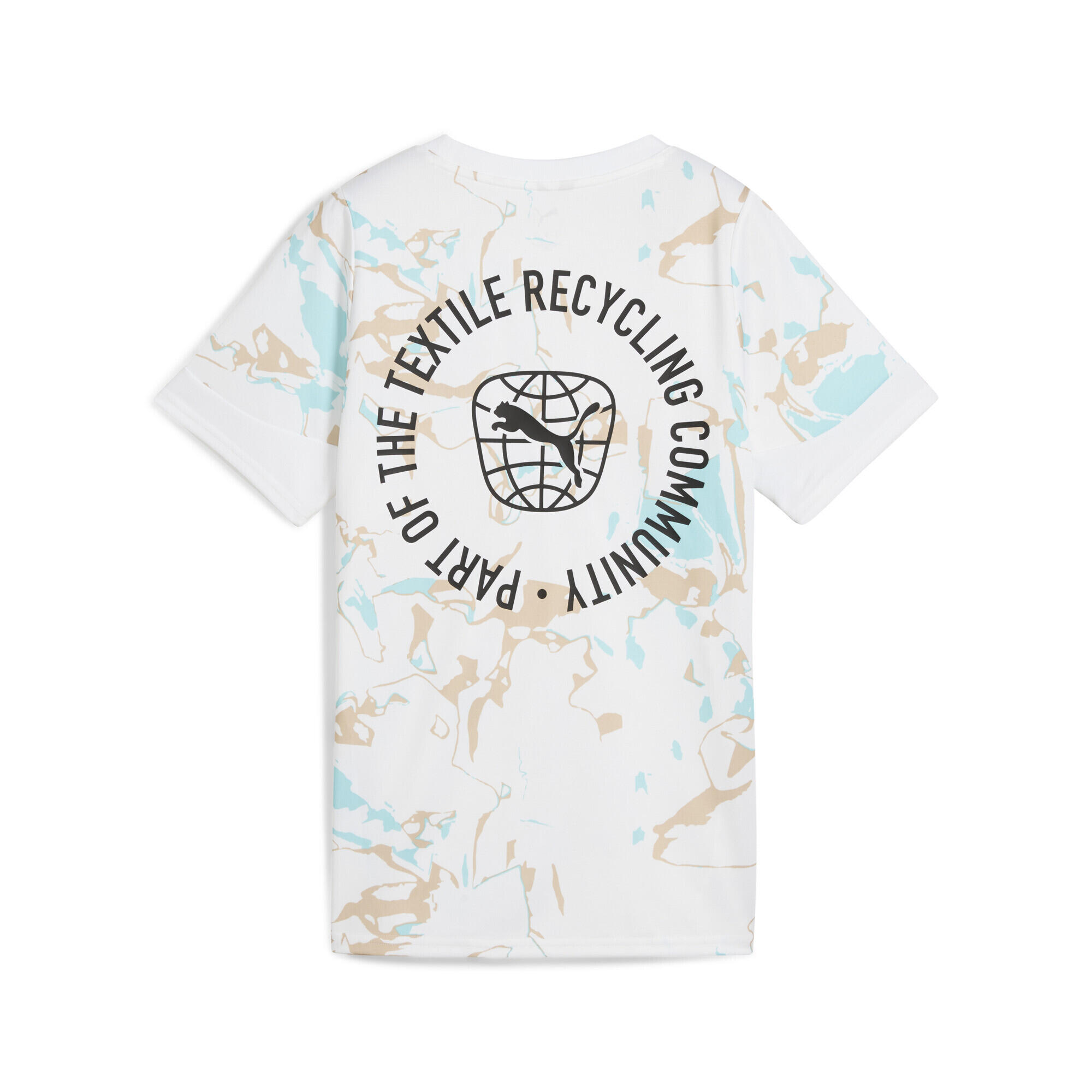 Maglia da calcio IndividualEARTH DAY da donna PUMA White Light Sand Beige 7/7
