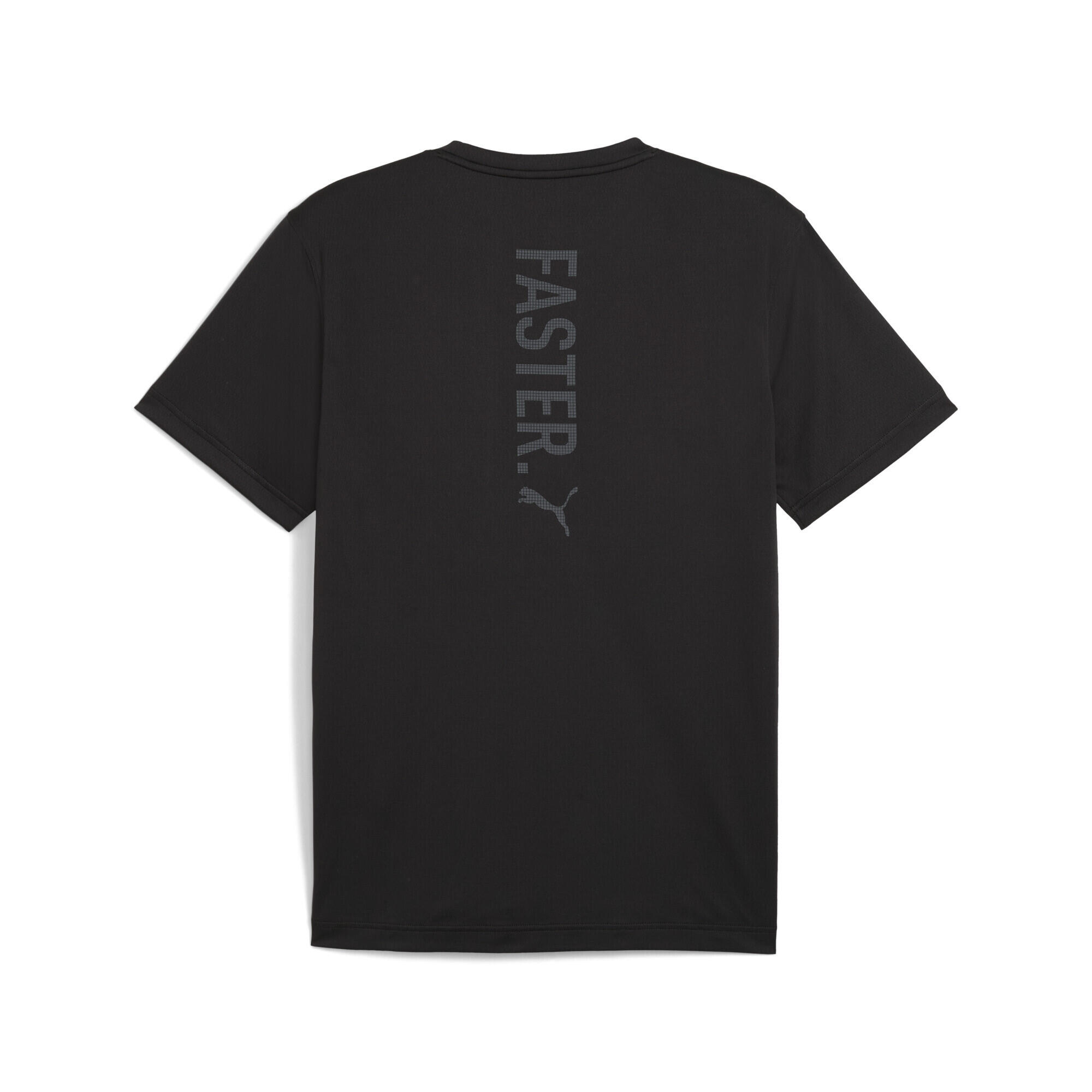 T-shirt de running à motif Faster Homme PUMA Black Q3 & Q4 5/7
