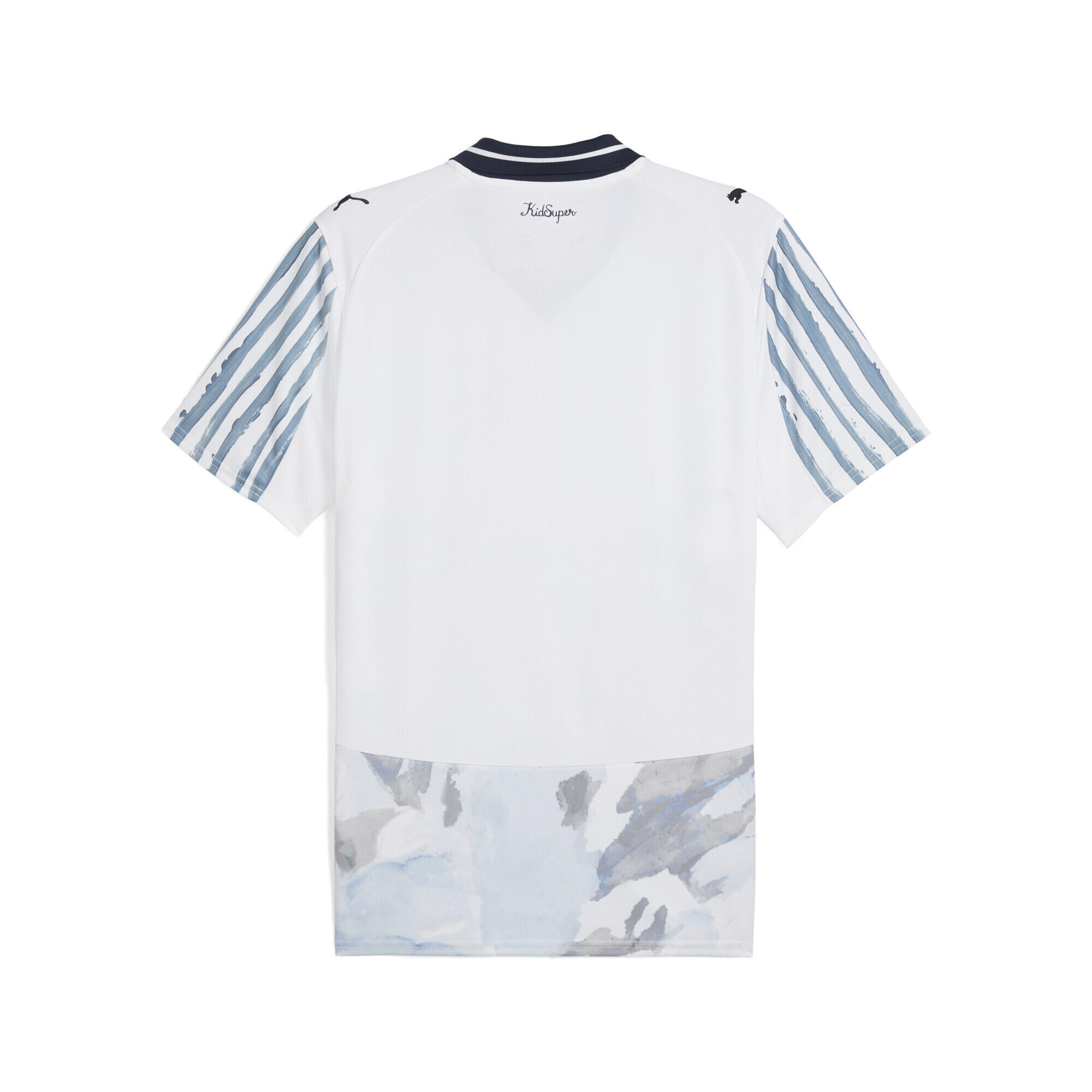 Maglia KIDSUPER x CF MONTERREY da uomo PUMA White Deep Navy Blue 6/7