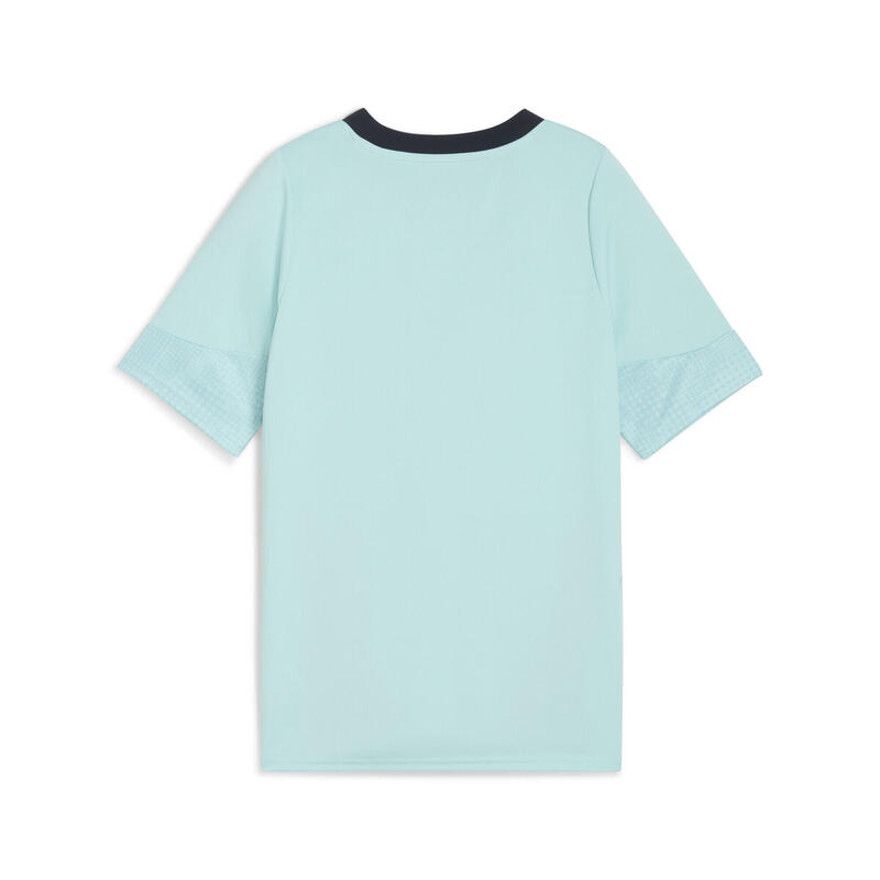 Tricou copii antrenament Olympique De Marseille, negru și albastru deschis PUMA